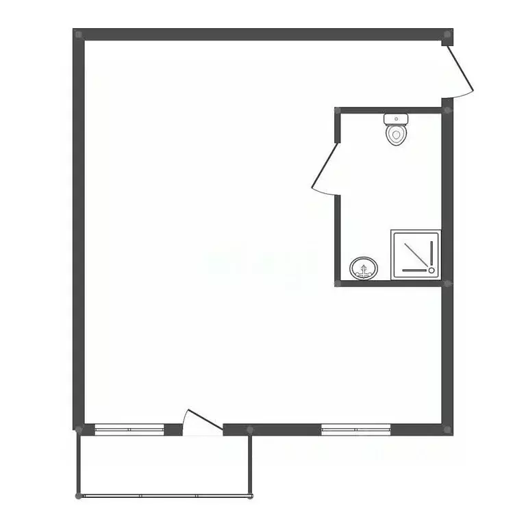 1-к кв. Амурская область, Свободный ул. Комарова, 22 (29.3 м) - Фото 2