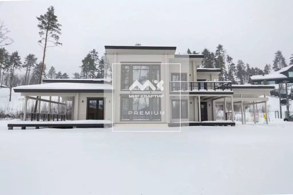 Дом в Ленинградская область, Выборгский район, Полянское с/пос, пос. ... - Фото 1