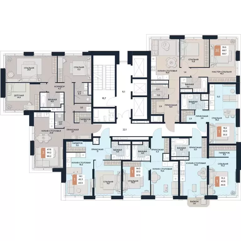 3-к кв. Москва Гродненская ул., 18 (99.2 м) - Фото 1
