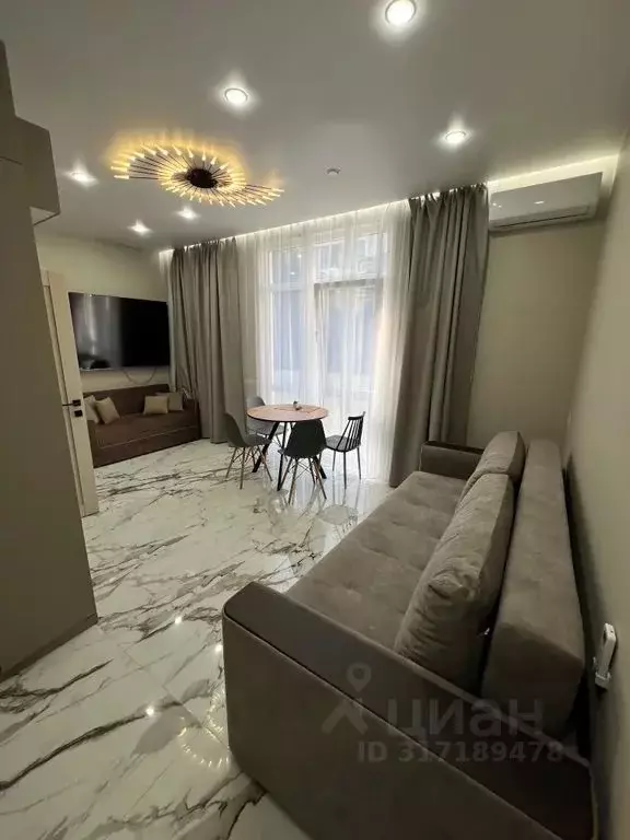 Студия Краснодарский край, Сочи Мамайка мкр, ул. Крымская, 49 (27.0 м) - Фото 0