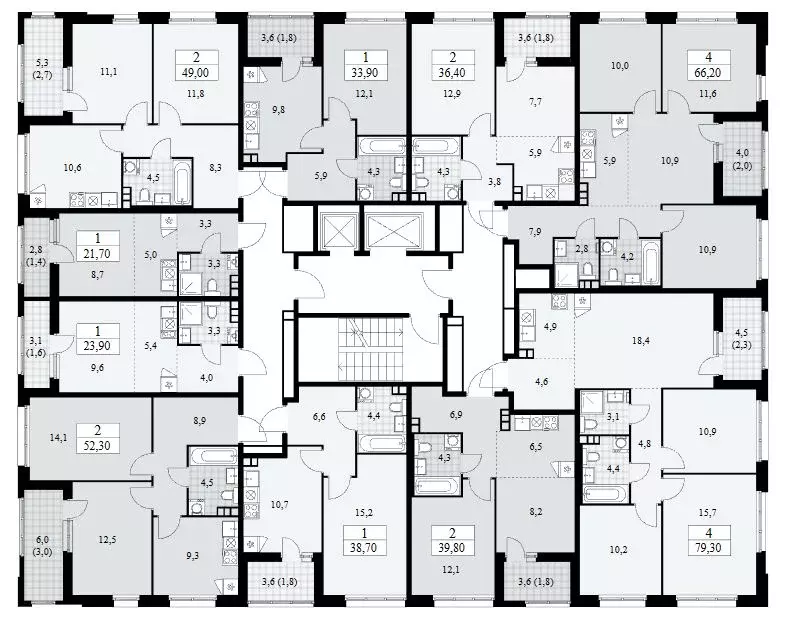 студия москва дзен-кварталы жилой комплекс, 3.5 (23.3 м) - Фото 1