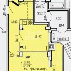 1-к кв. Курская область, Курск ул. 2-я Агрегатная, 57 (52.0 м) - Фото 1