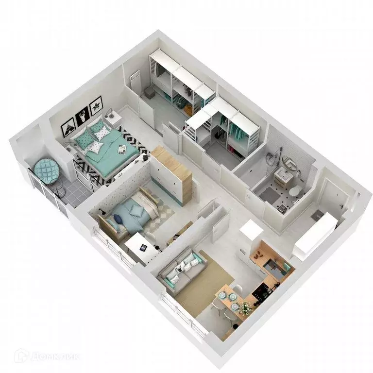 Продаётся 2-к квартира, 58.1 м - Фото 1