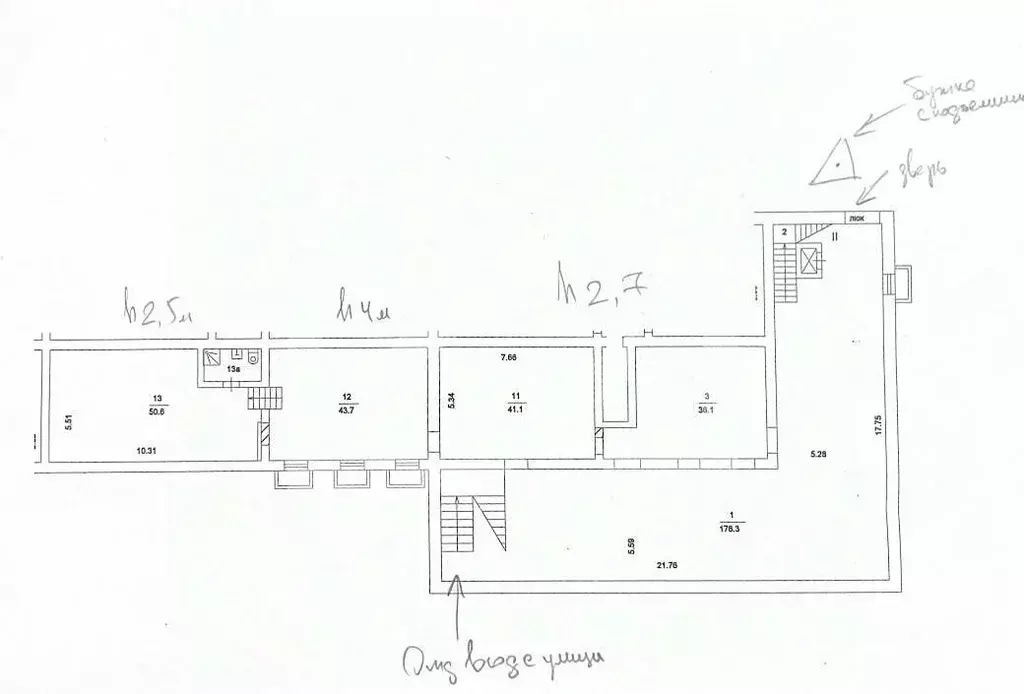 Помещение свободного назначения в Москва ул. Шаболовка, 25К2 (359 м) - Фото 1