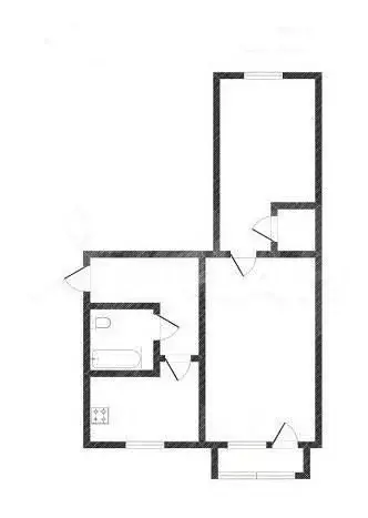 2-к кв. Смоленская область, Гагарин Красноармейская ул., 77 (47.6 м) - Фото 1