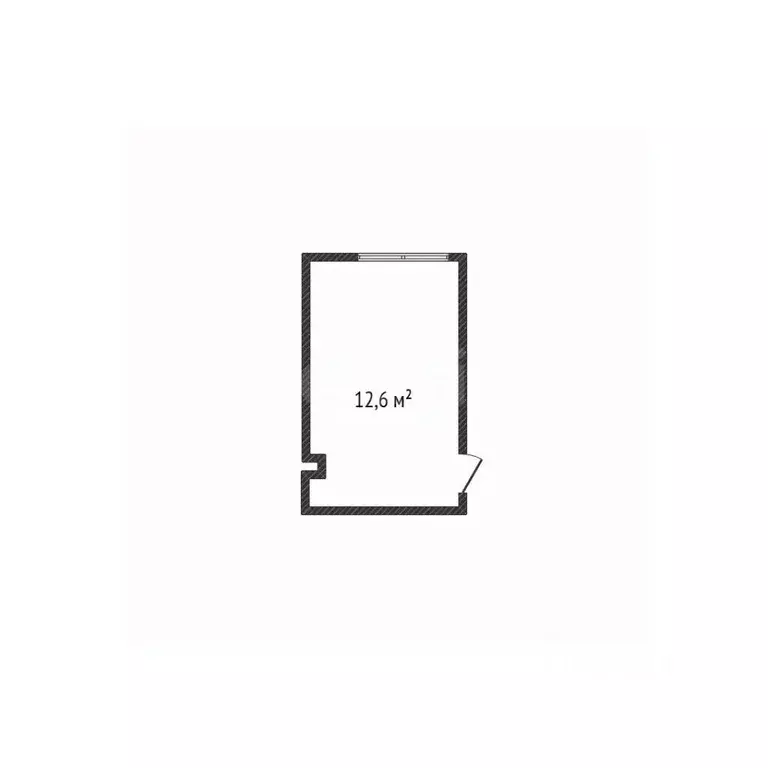 Комната Белгородская область, Валуйки ул. Космонавтов, 7 (12.6 м) - Фото 2