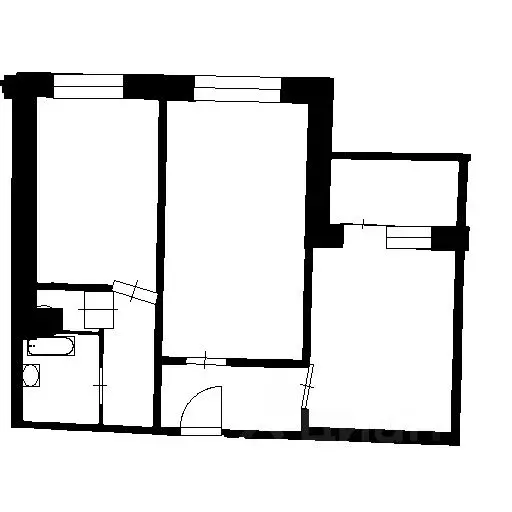 2-к кв. Башкортостан, Уфа ул. Валерия Лесунова, 6 (55.0 м) - Фото 2