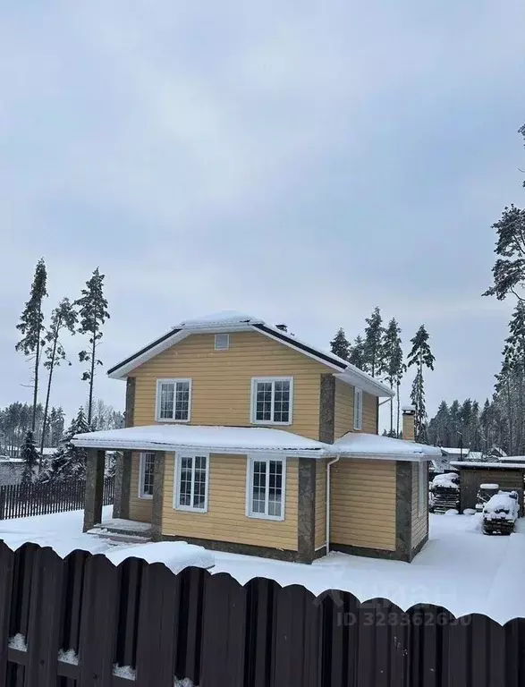 Дом в Ленинградская область, Выборгский район, Полянское с/пос, пос. ... - Фото 2
