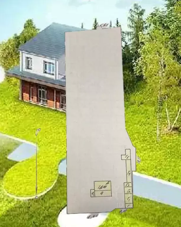 Дом в Алтайский край, Бийский район, с. Первомайское Октябрьская ул. ... - Фото 1