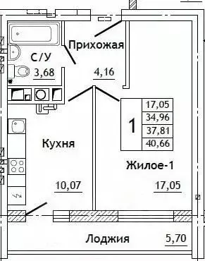 1-к кв. Смоленская область, Смоленский муниципальный округ, д. ... - Фото 0