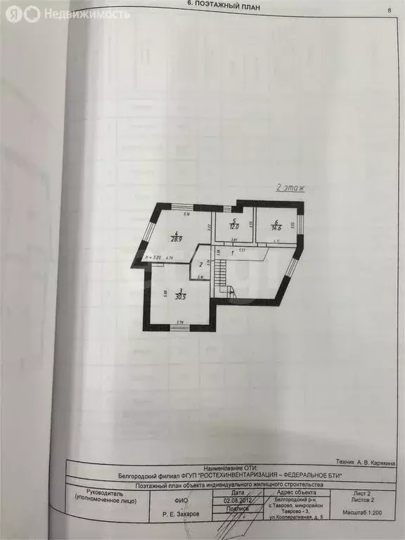 Дом в микрорайон Таврово-3, Кооперативная улица (311 м) - Фото 2