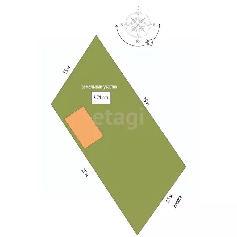 Участок в Севастополь Сапун-гора СНТ, 146 (3.71 сот.) - Фото 1