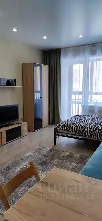 Студия Иркутская область, Иркутск проезд Юрия Тена, 12 (36.0 м) - Фото 1