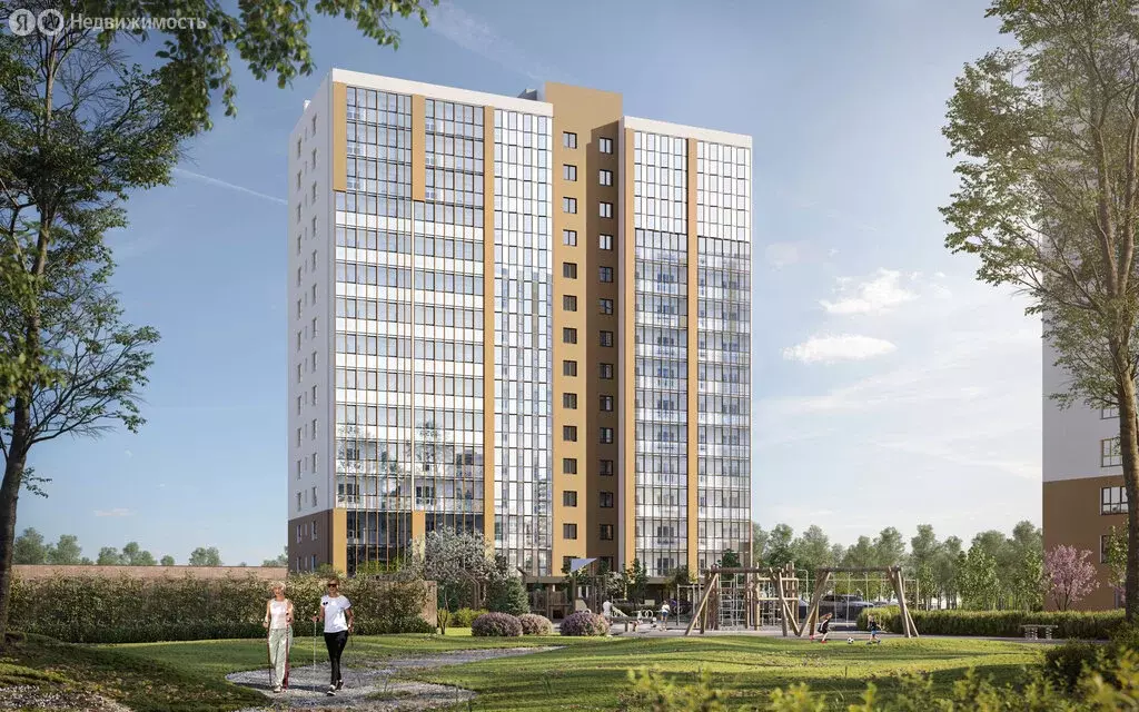 Квартира-студия: Обь, Октябрьская улица, 5 (22.6 м) - Фото 1