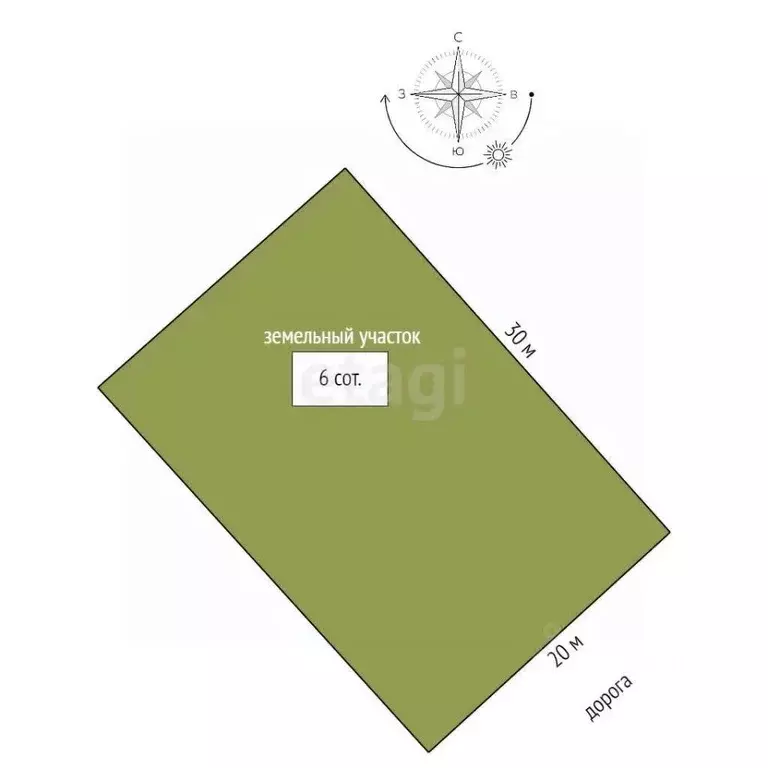 Участок в Ростовская область, Азовский район, Обильненское с/пос, пос. ... - Фото 2