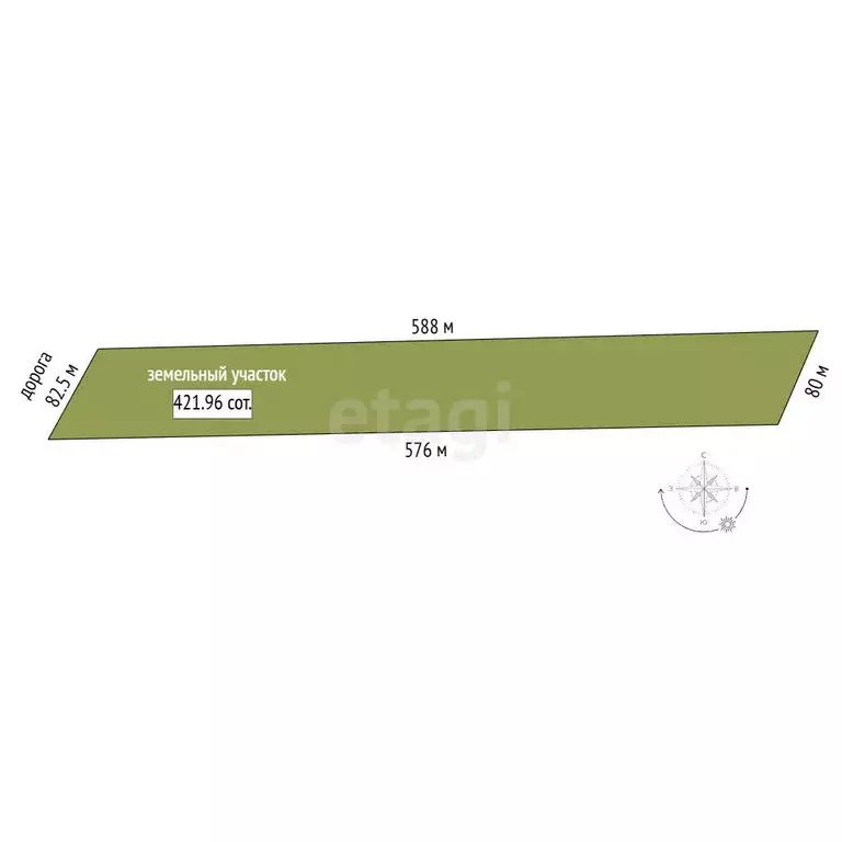 Участок в Янтарненское сельское поселение, село Красный Партизан (210 ... - Фото 1