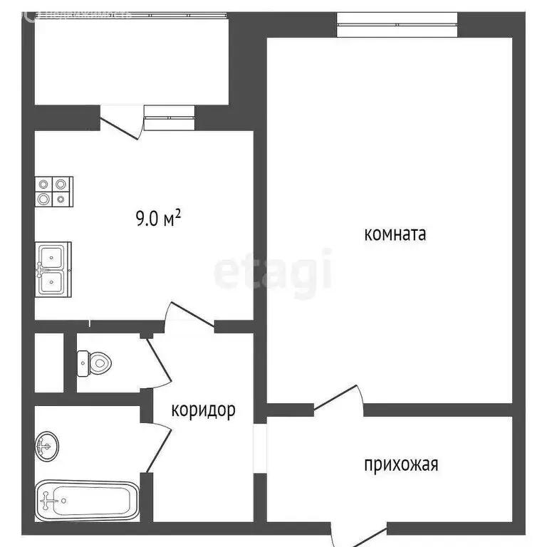 1-комнатная квартира: Москва, Волжский бульвар, 11 (42.5 м) - Фото 0