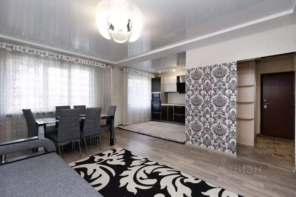 4-к кв. Амурская область, Благовещенск ул. Пушкина, 43 (84.5 м) - Фото 2