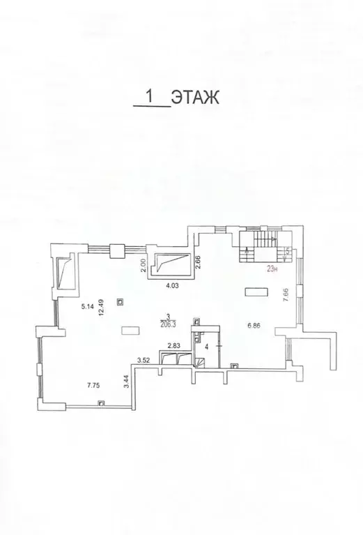 Помещение свободного назначения в Москва Мукомольный проезд, 2 (253 м) - Фото 2