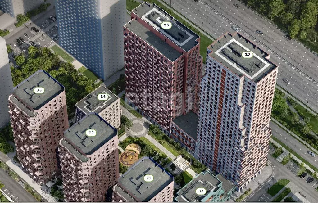 1-к кв. Москва Кавказский бул., 51к2 (35.1 м) - Фото 0