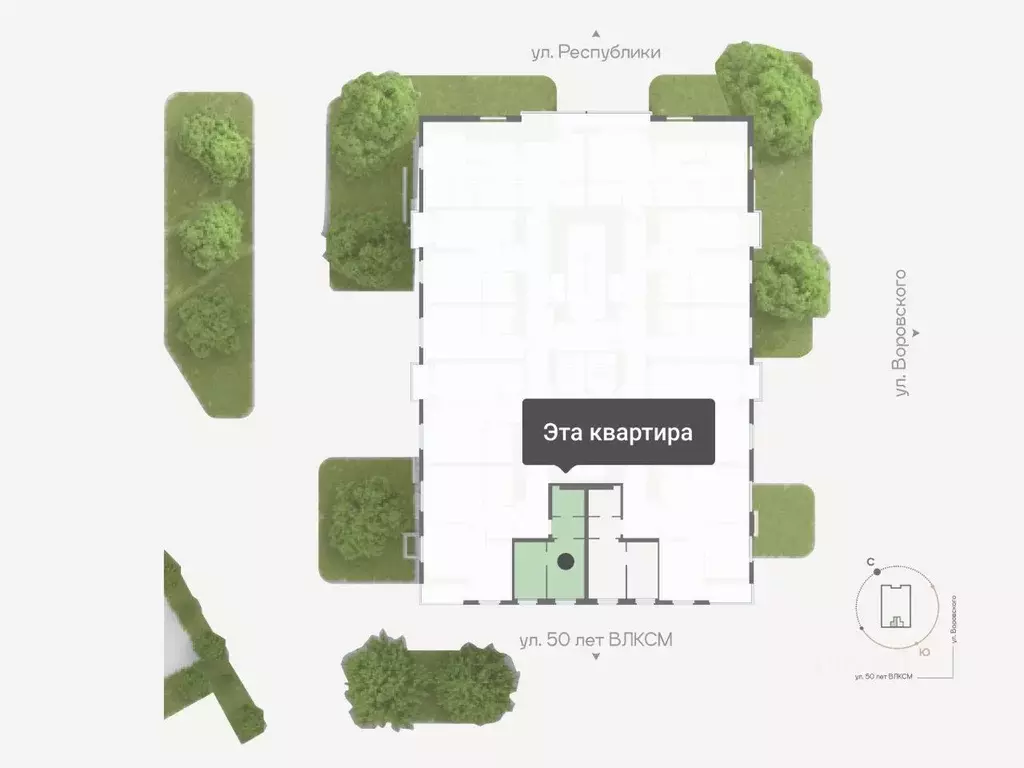 1-к кв. Тюменская область, Тюмень ул. Республики, 204к17 (25.1 м) - Фото 2