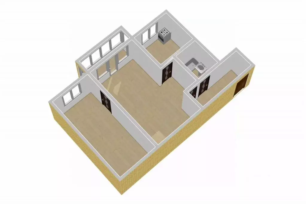2-к кв. Ярославская область, Рыбинск просп. Серова, 7А (46.0 м) - Фото 2