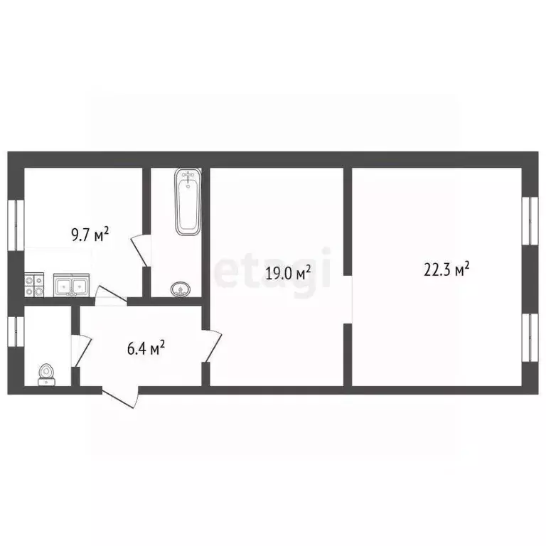 2-к кв. Севастополь ул. Суворова, 17 (63.0 м) - Фото 2