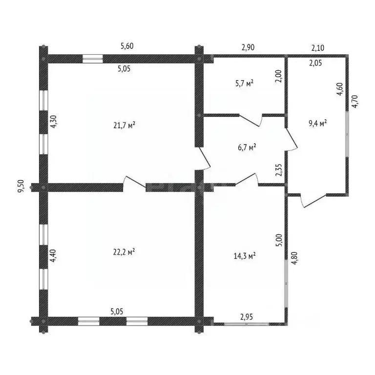 Дом в Башкортостан, Благовещенский район, Изяковский сельсовет, д. ... - Фото 2