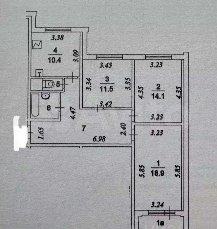 3-к. квартира, 78 м, 14/14 эт. - Фото 0