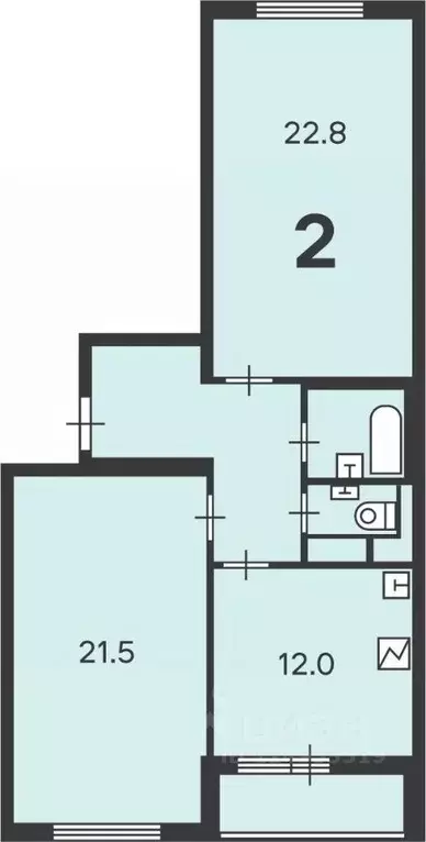 2-к кв. Москва Люблинская ул., 76к1 (83.5 м) - Фото 0