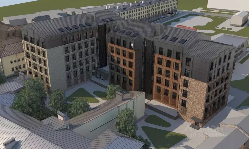 3-к кв. Нижегородская область, Нижний Новгород Огни Започаинья жилой ... - Фото 2