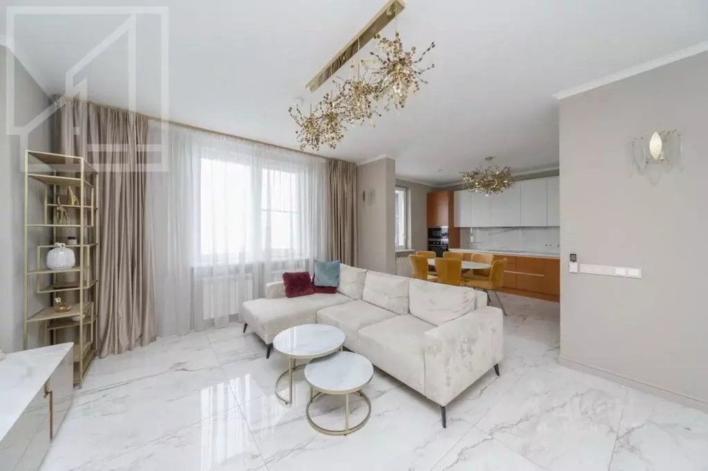 3-к кв. Москва Шереметьевская ул., 13К1 (83.0 м) - Фото 1