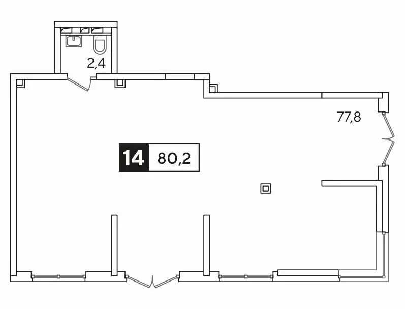 Офис (81.4 м) - Фото 1