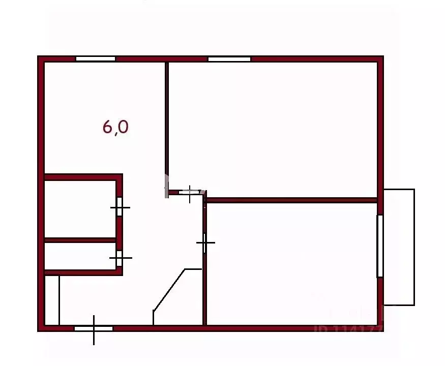 2-к кв. Иркутская область, Иркутск ул. Геологов, 26Г (43.4 м) - Фото 2