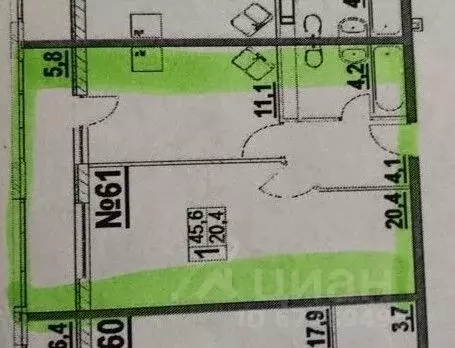 1-к кв. Краснодарский край, Анапа Владимирская ул., 108к3 (47.0 м) - Фото 2