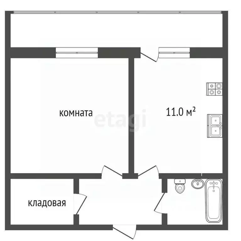 1-к кв. Архангельская область, Котлас ул. 70 лет Октября, 32 (43.0 м) - Фото 0