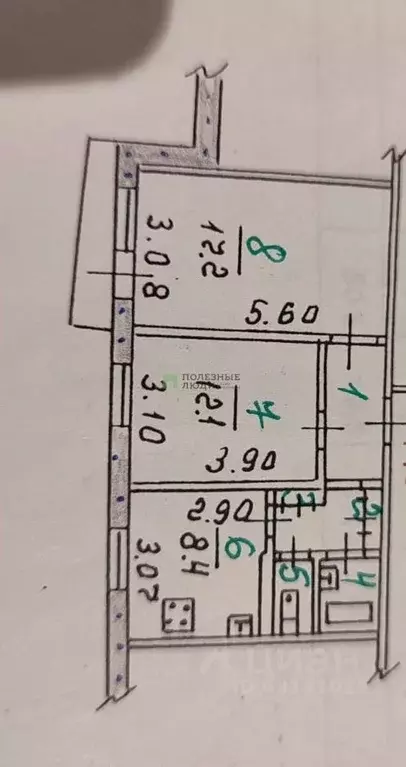2-к кв. Орловская область, Орел ул. Матросова, 48 (50.6 м) - Фото 2