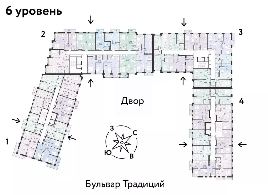 2-к кв. Тюменская область, Тюмень ул. Новоселов, 98 (42.61 м) - Фото 1