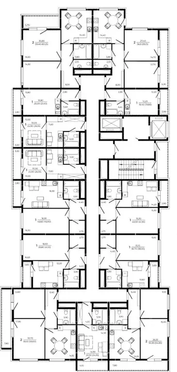 2-к кв. Ростовская область, Ростов-на-Дону Притяжение жилой комплекс ... - Фото 2