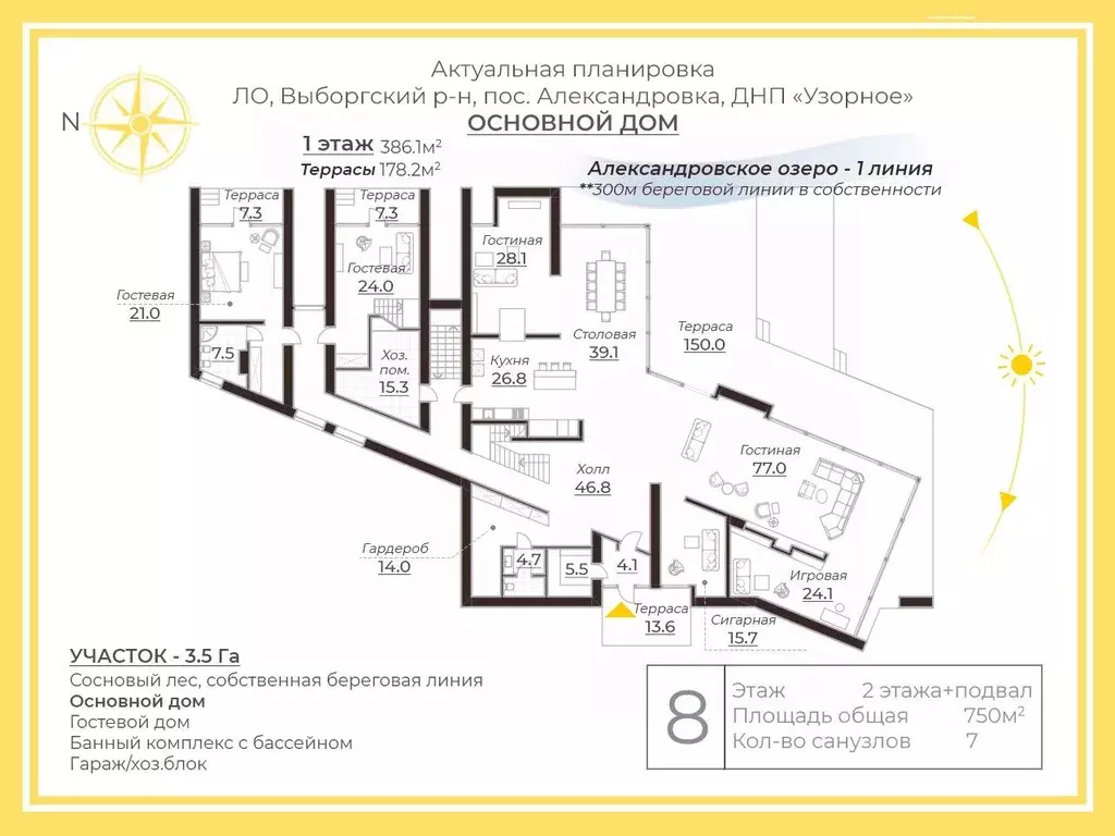 Дом в Ленинградская область, Выборгский район, Приморское городское ... - Фото 2