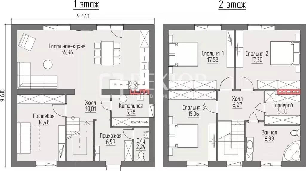 Дом в Ивановская область, Тейковский район, Новолеушинское с/пос, д. ... - Фото 2