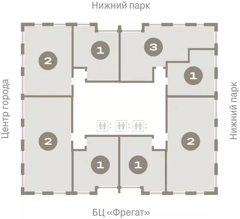 1-к кв. Липецкая область, Липецк пл. Петра Великого, 1 (47.26 м) - Фото 1