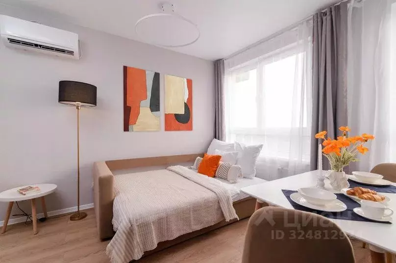 1-к кв. Московская область, Люберцы городской округ, Мирный пгт ул. ... - Фото 2