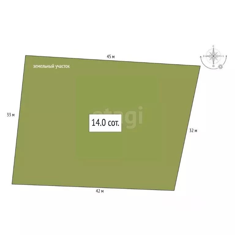 Участок в Алтай, Майминский район, с. Манжерок ул. Веселая, 17 (14.0 ... - Фото 2