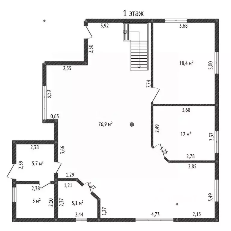 Дом в Башкортостан, Уфимский район, с. Чесноковка Нагорная ул., 6 (153 ... - Фото 2