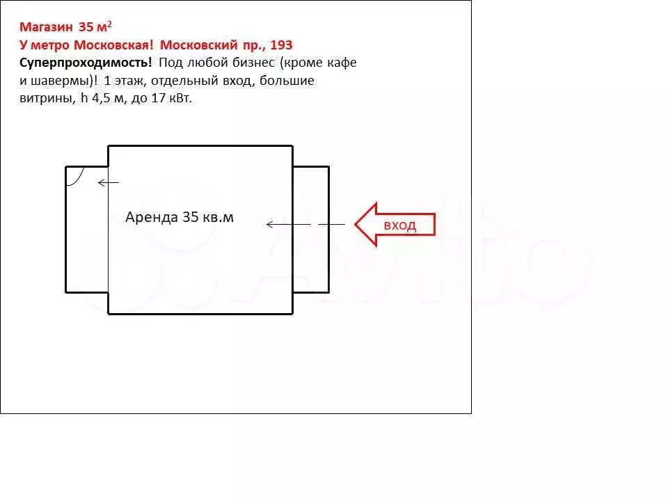 Прямо у Метро Москов.-магазин,телефоны,оптика,банк - Фото 1