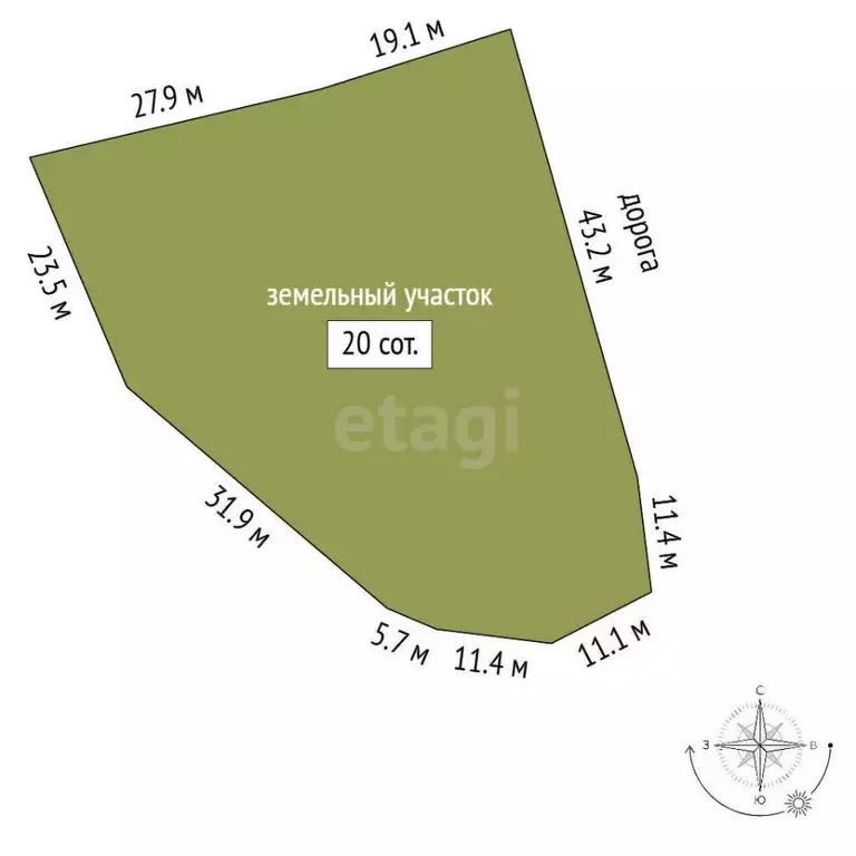 Участок в Крым, Ялта муниципальный округ, пос. Партизанское  (20.0 ... - Фото 2