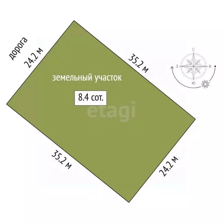 Участок в Тюменская область, Тюменский муниципальный округ, ... - Фото 2