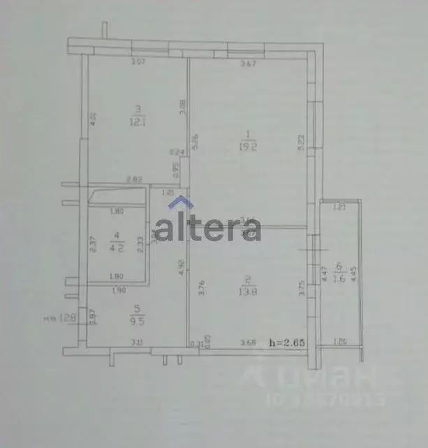 2-к кв. Татарстан, Казань ул. Рауиса Гареева, 111к1 (60.4 м) - Фото 1