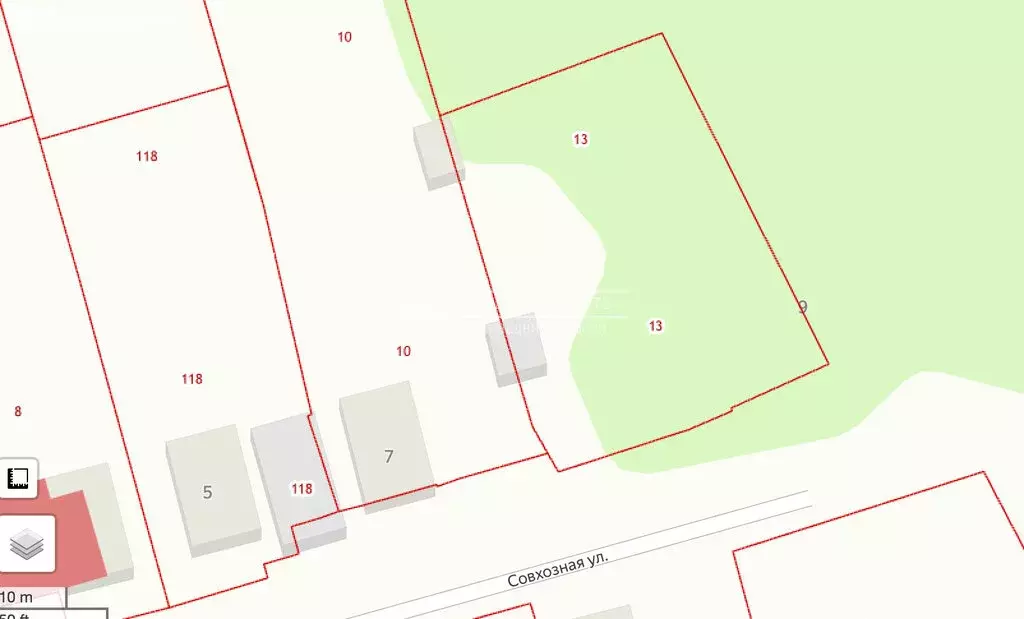 Участок в посёлок Знаменский, Совхозная улица (16.81 м) - Фото 1